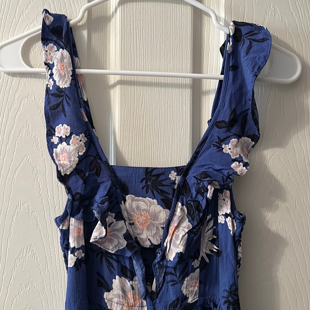 Beachy Blue Cut Out Maxi Dress